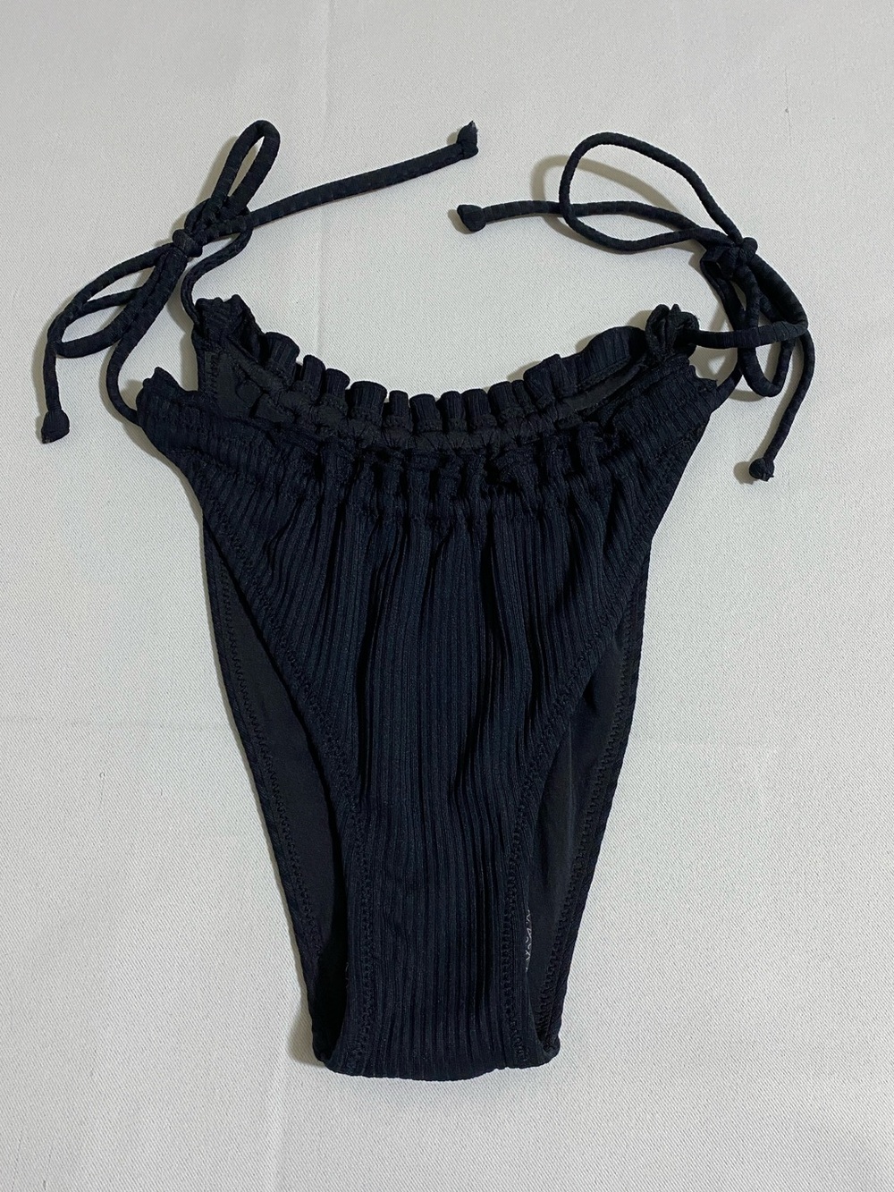 NWOT IT'S COOL NOW by Free People Side-Tie Ribbed Bitsy Bikini Bottom Size XL